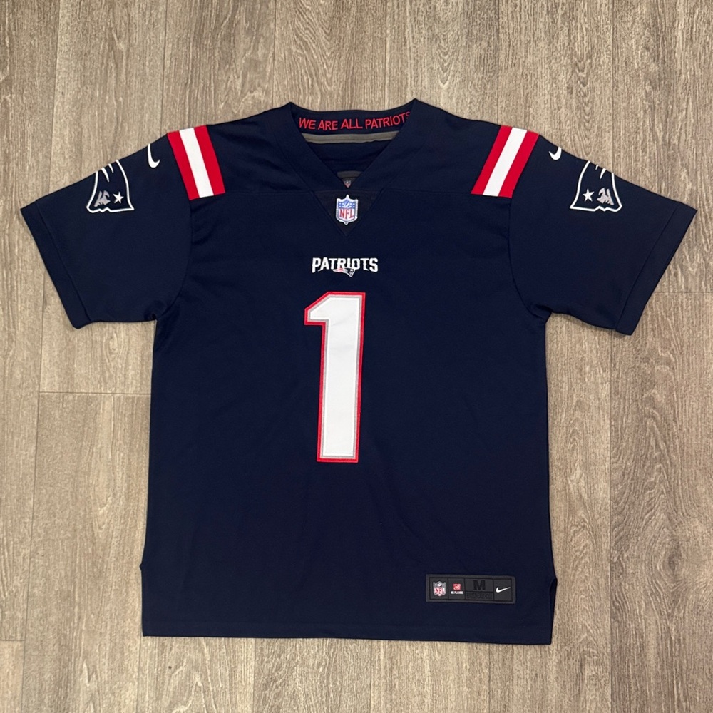 Nike NFL New England Patriots #1 Newton jersey men’s sz M, as is